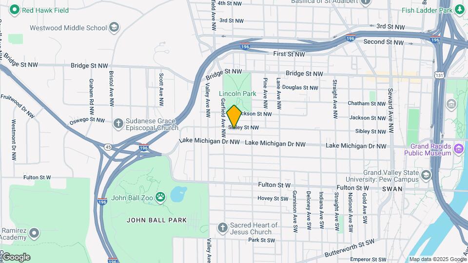 1136 Sibley St NW Map and Location Details