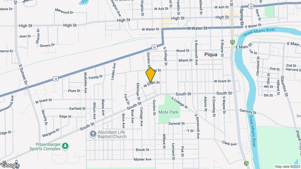 512 Gordon St Map and Location Details