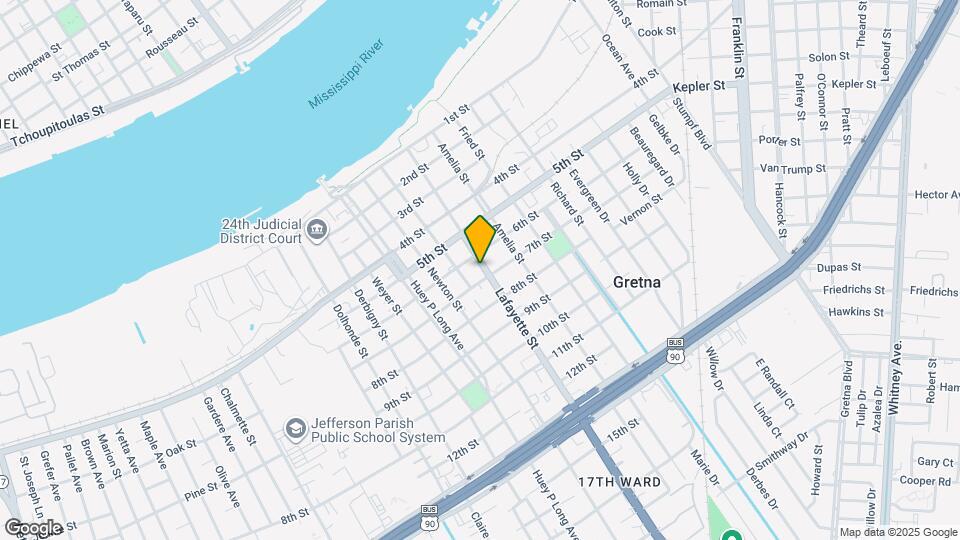 620 Lafayette St Map and Location Details