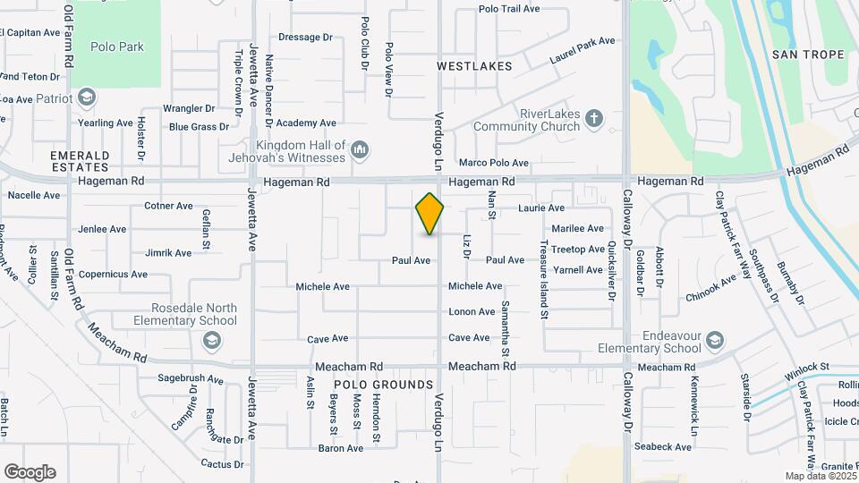 3925 Verdugo Ln Map and Location Details
