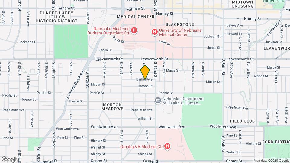 4301 Barker Ave Map and Location Details