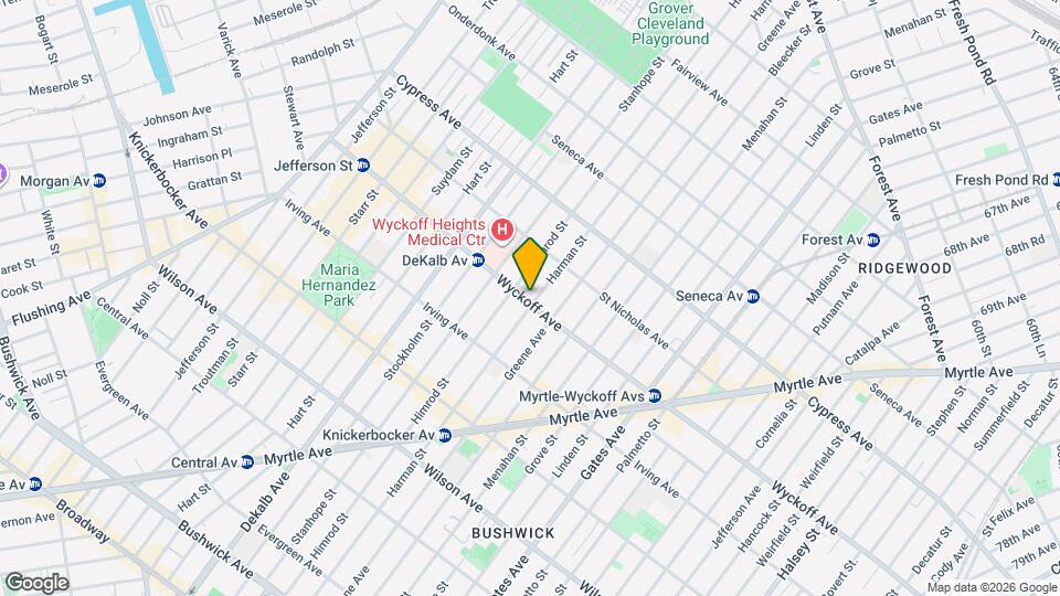 195 Wyckoff Ave Map and Location Details