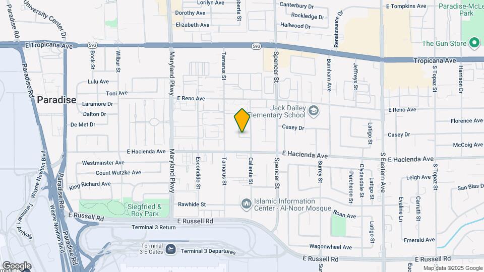 5219 Caliente St Map and Location Details
