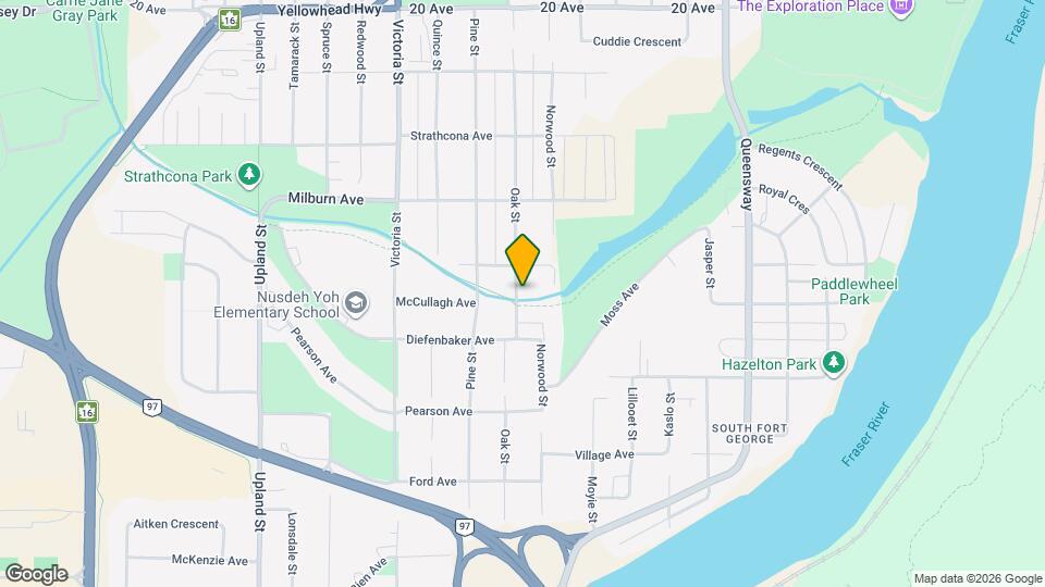 2428 Oak St Map and Location Details