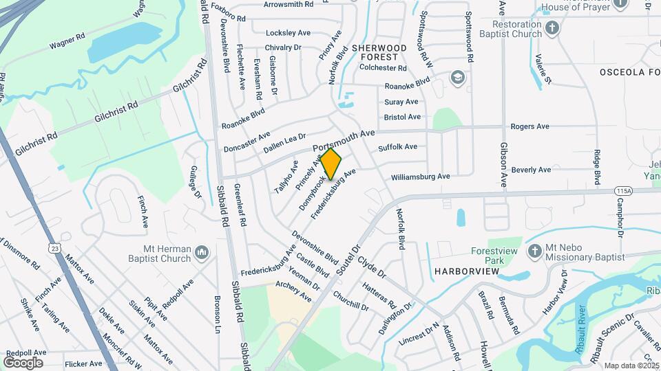 4857 Fredericksburg Ave Map and Location Details