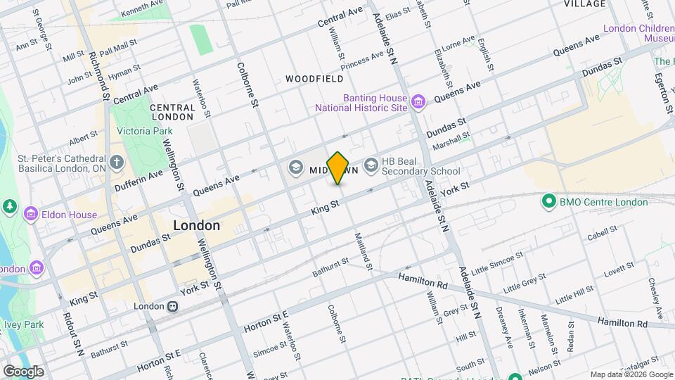 369 Maitland St, Unit Upper Map and Location Details