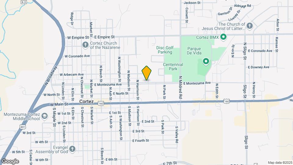 548 E Montezuma Ave Map and Location Details