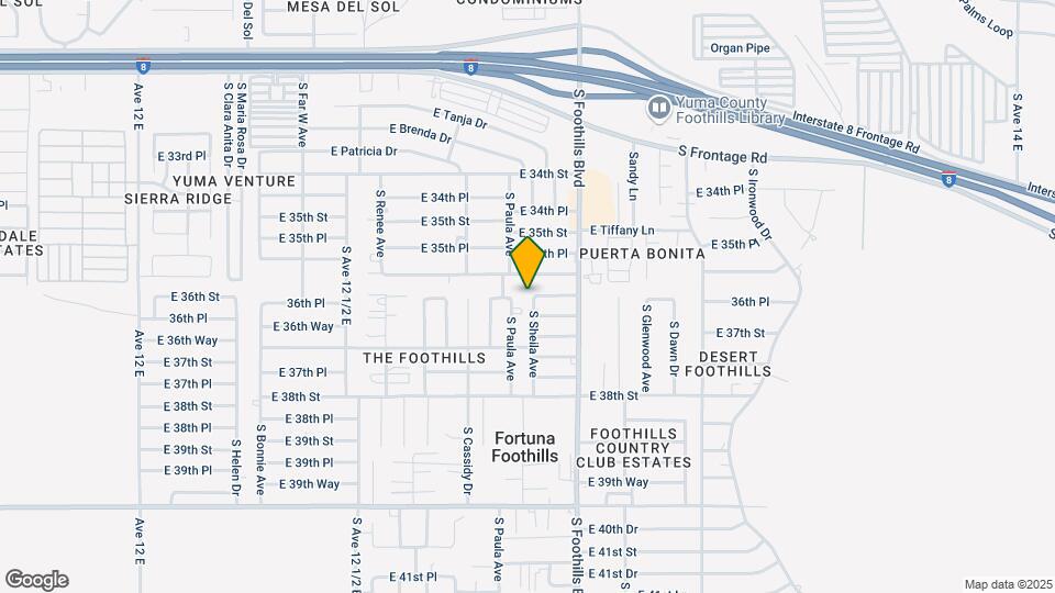11530 S Sheila Ave Map and Location Details