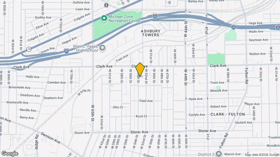 3147 W 54th St Map and Location Details