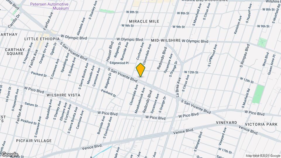 1236 S Cloverdale Ave Map and Location Details