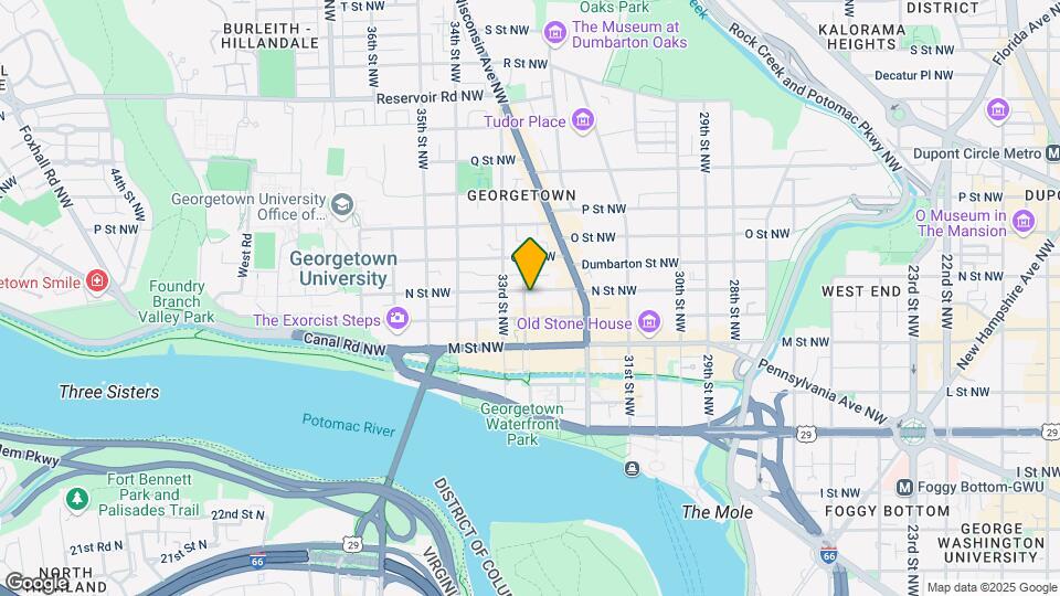 3250 N St NW Map and Location Details