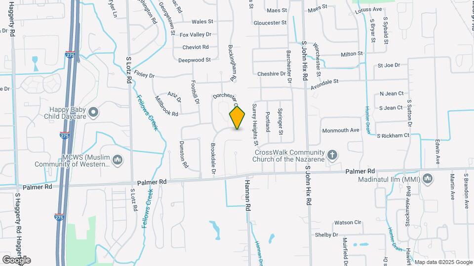 1608 Orchard Dr Map and Location Details