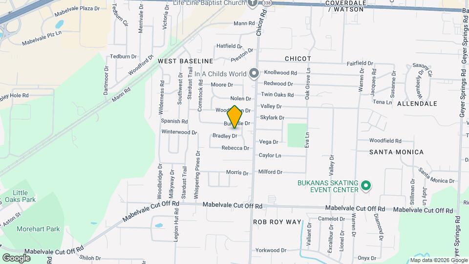 7710 Bradley Dr Map and Location Details