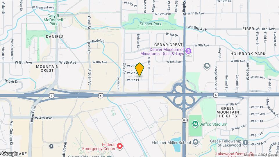 Hilltop Apartments Map and Location Details