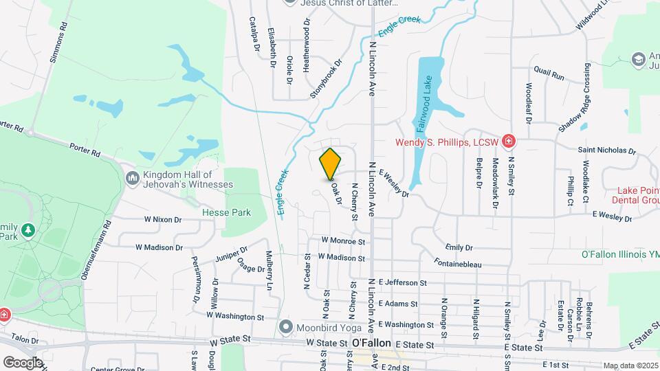 717 White Oak Dr Map and Location Details