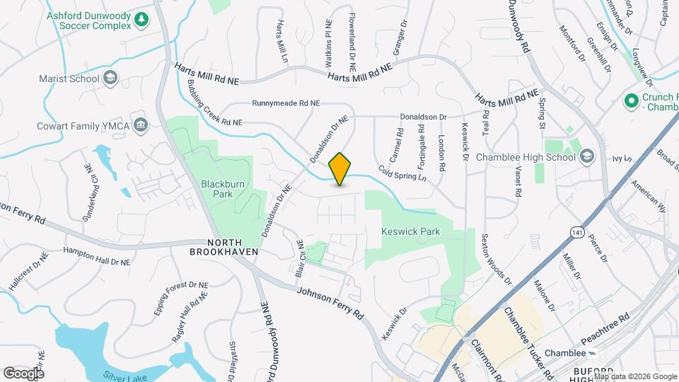 1656 Danbury Parc Pl Map and Location Details