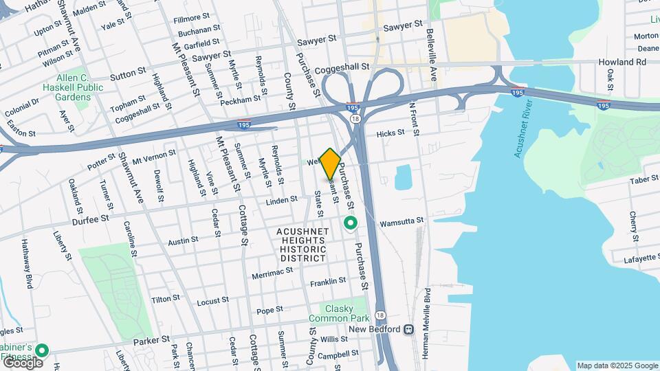 1141 Pleasant St Map and Location Details