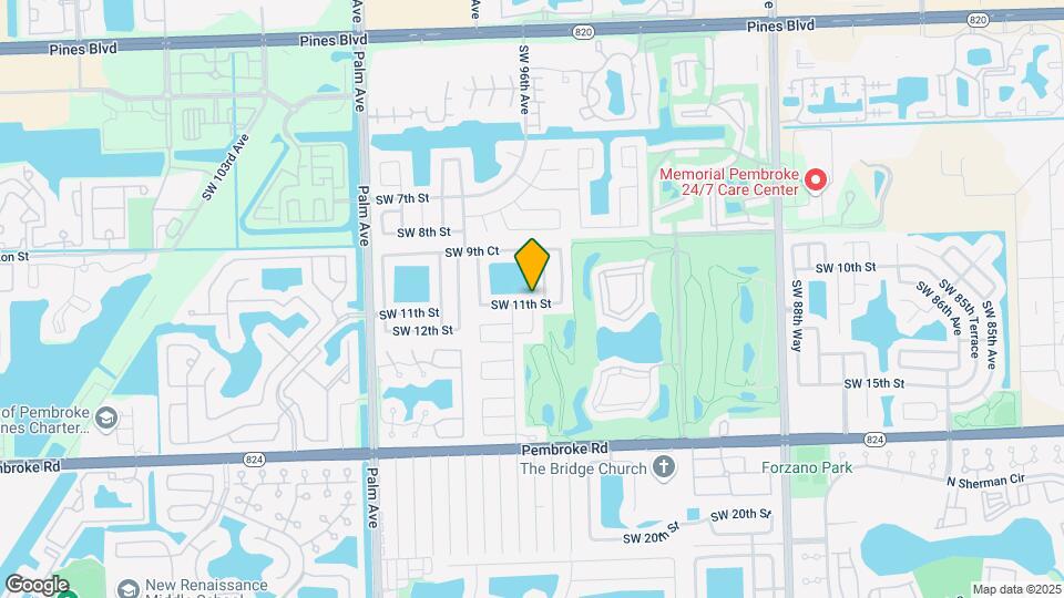 9621 SW 11th St Map and Location Details
