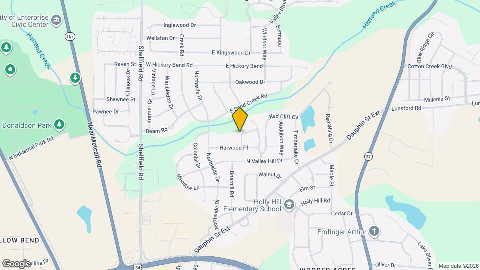 105 Windcreek Ln Map and Location Details