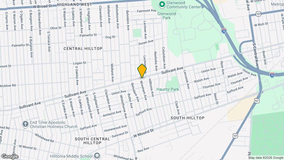 2023 Sullivant Ave Map and Location Details