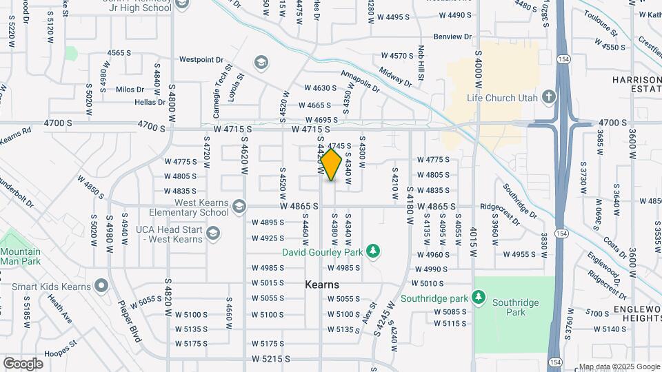 4828 S 4380 W Map and Location Details