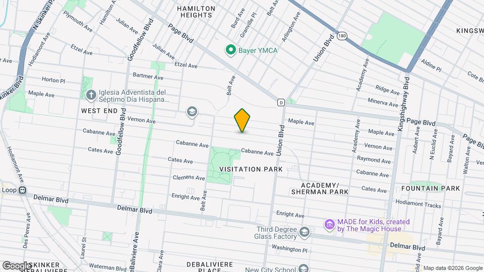 5314 Vernon Ave Map and Location Details