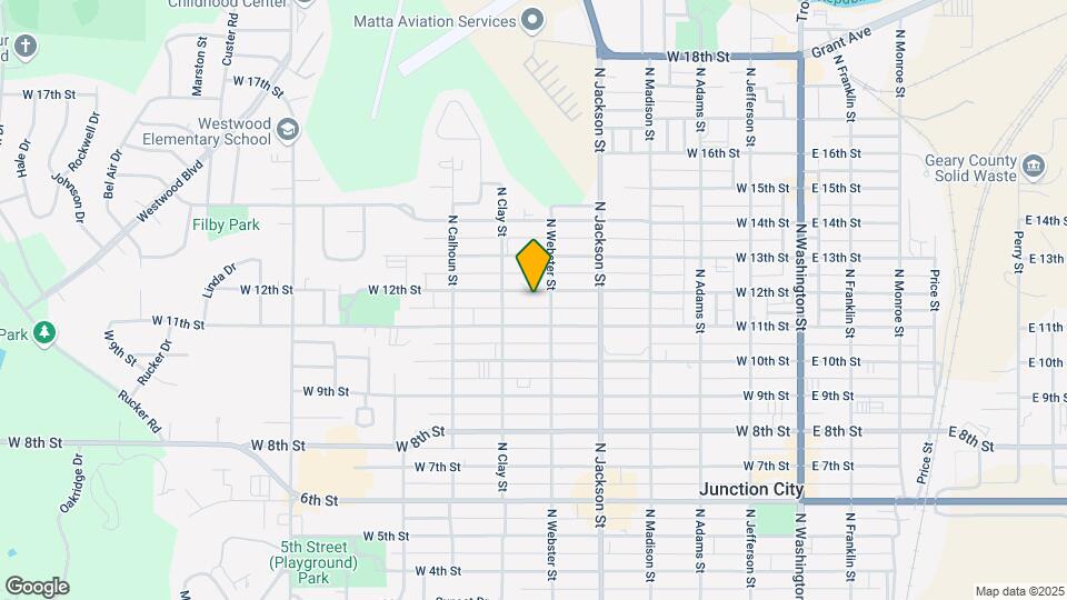 613 W 12th St Map and Location Details