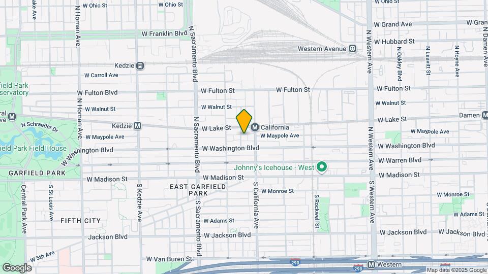 119 N Mozart St Map and Location Details