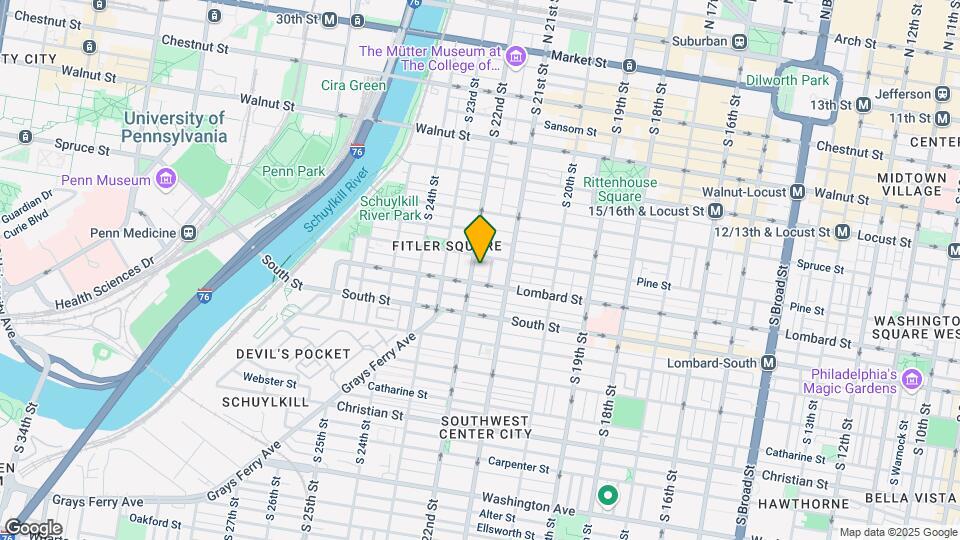 405 S 22nd St, Unit 1R Map and Location Details
