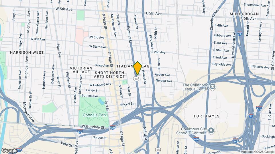 820 Summit St Map and Location Details