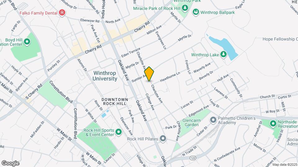 601 Charlotte Ave Map and Location Details