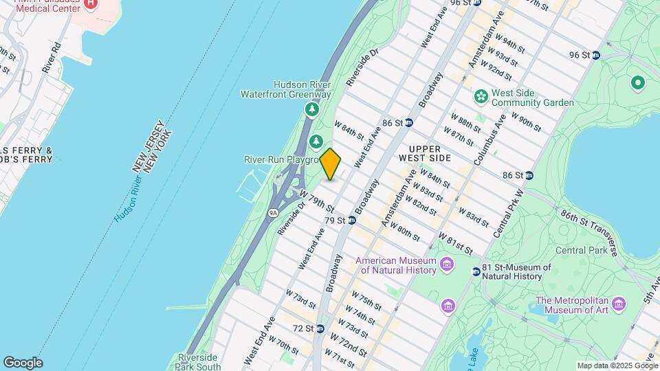 315 W 80th St Map and Location Details