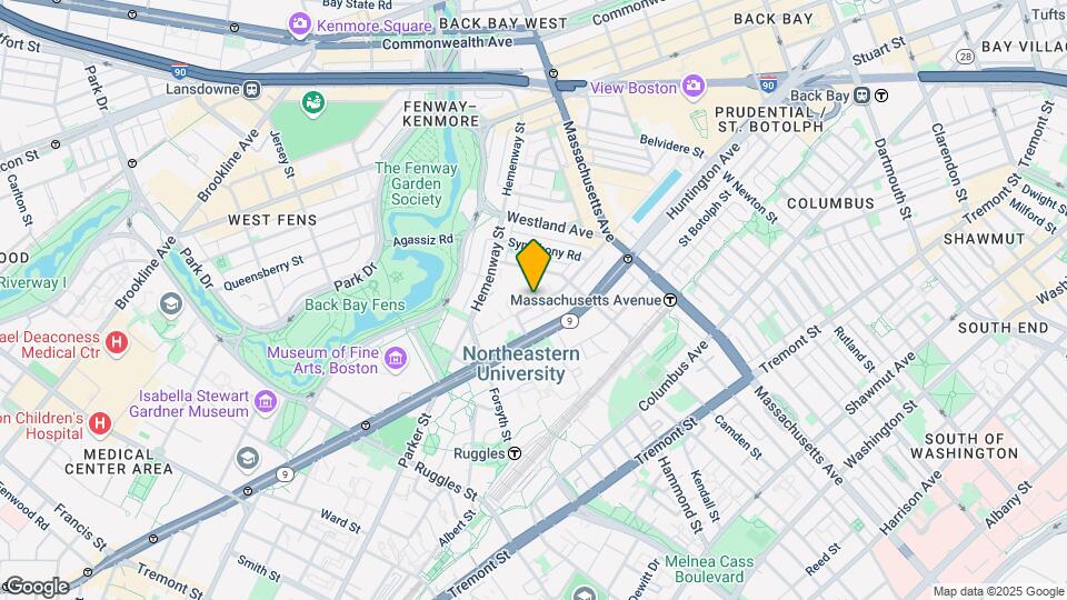 97 St Stephen St Map and Location Details