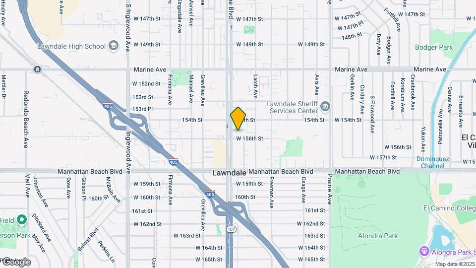 15430 Hawthorne Blvd Map and Location Details