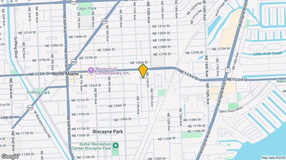 12325 NE 11th Ct Mapa y Detalles de la Ubicación