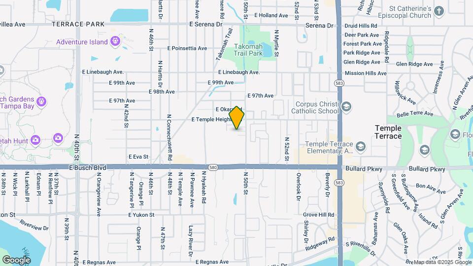 9416 N 50th St Map and Location Details