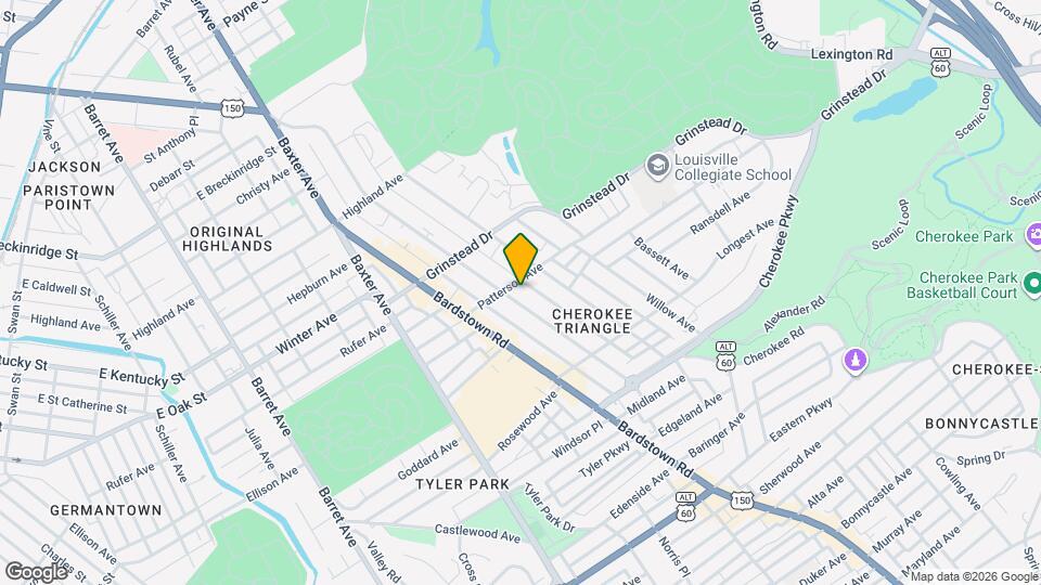 1213 Cherokee Rd Mapa y Detalles de la Ubicación