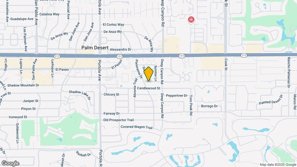 45485 Sunset Ln Map and Location Details
