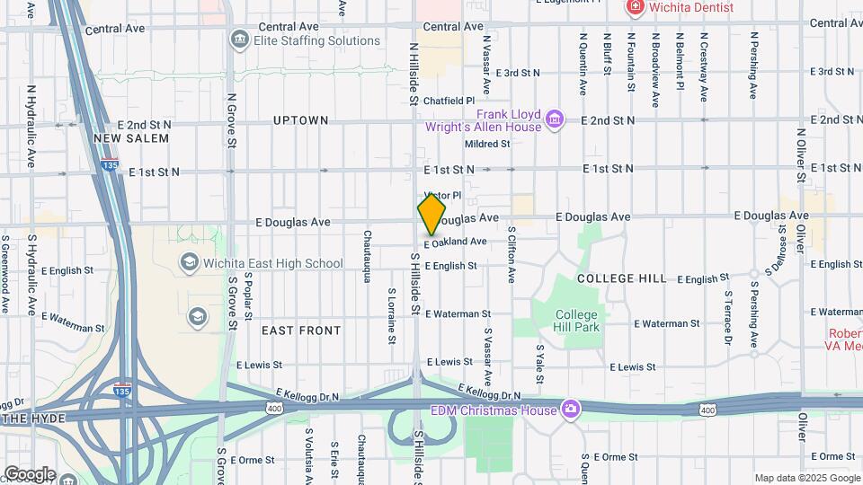 3222 E Oakland Ave Map and Location Details