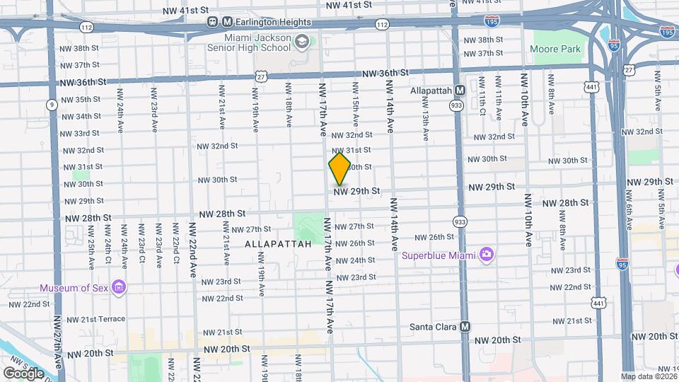 1647 NW 29th St Map and Location Details