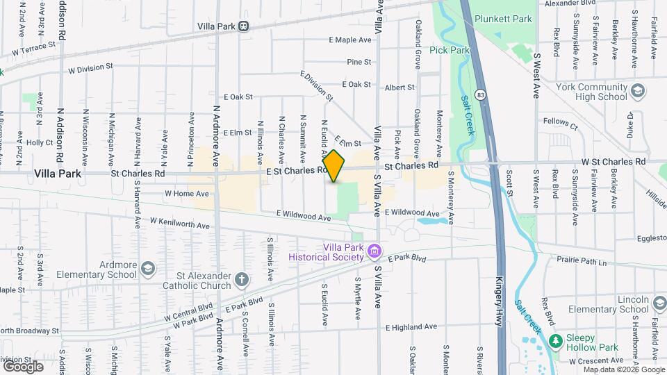 21 S Euclid Ave Map and Location Details