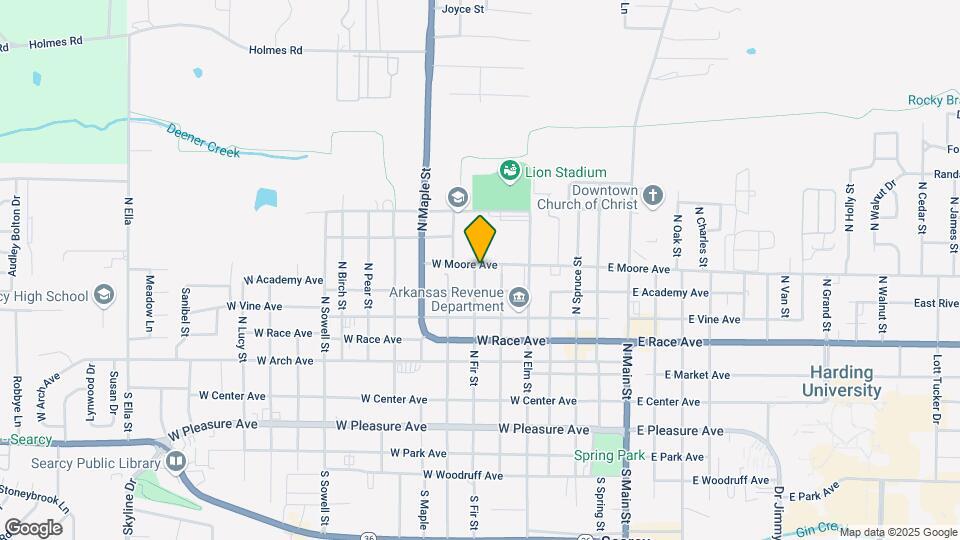 610 N Fir St Map and Location Details