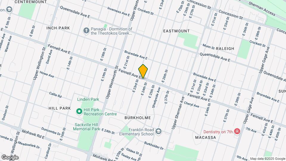 614 Fennell Ave E Map and Location Details