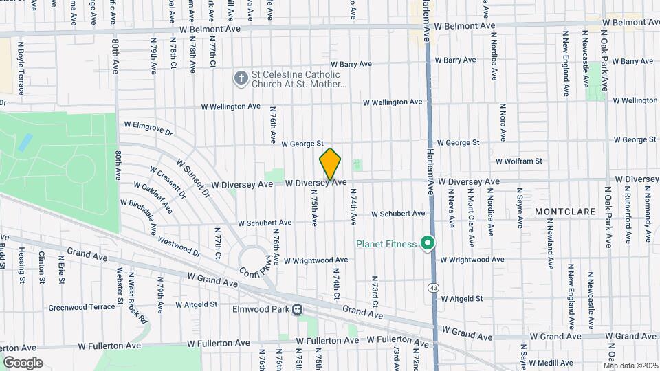 2742 N 74th Ct Map and Location Details
