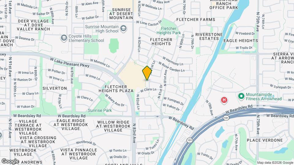 20464 N 81st Ln Map and Location Details