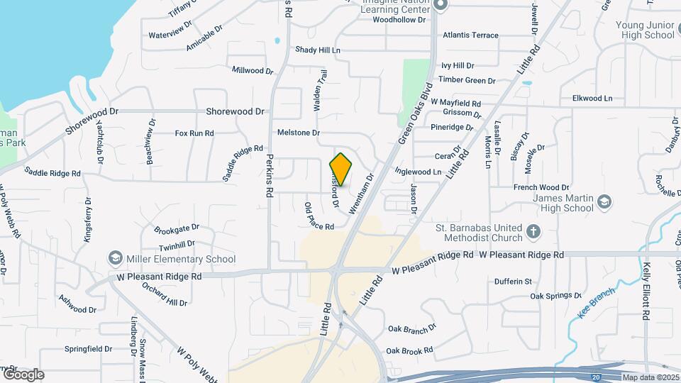 3831 Helmsford Dr Map and Location Details
