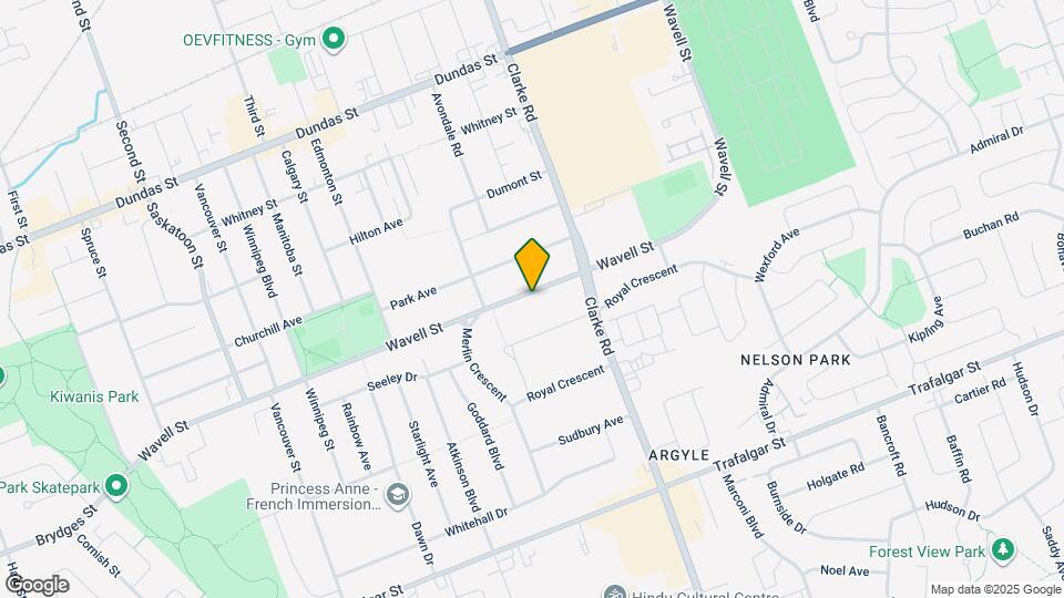 1889 Wavell St Map and Location Details