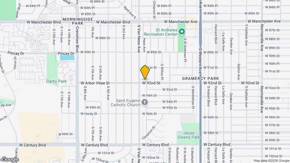 9157 Haas Ave Map and Location Details