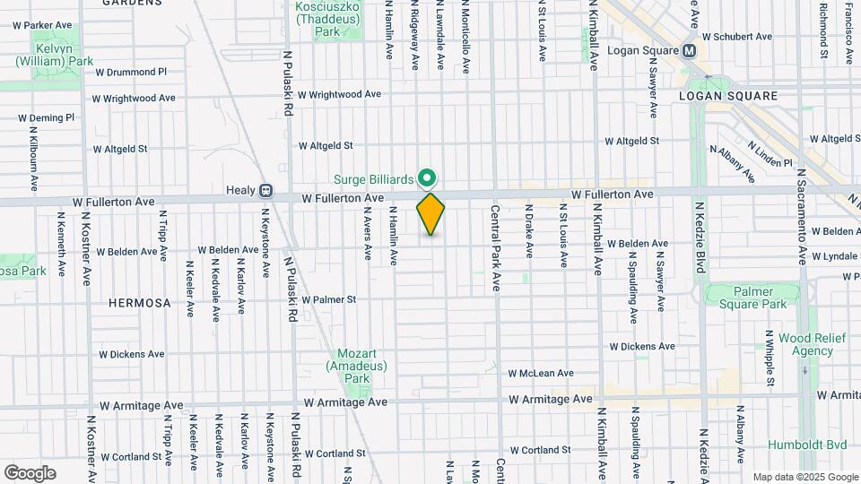 3717 W Belden Ave Map and Location Details