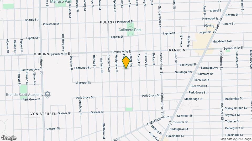 18686 Fairport St Map and Location Details